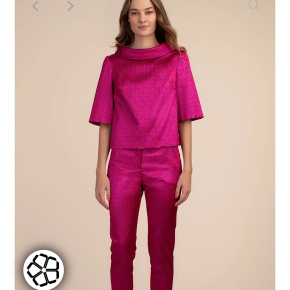 SPRING! Trina Turk jewel pink Moss 2, sz 4 NWT - Picture 7 of 8